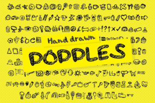 196 Hand Drawn Doddles: A Font That Makes Your Brand Stand Out