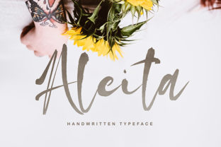 Aleita: A Handwritten Font for Personalized Editorial Design
