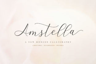 Amstella: A Script Font for Elegance and Editorial Expression