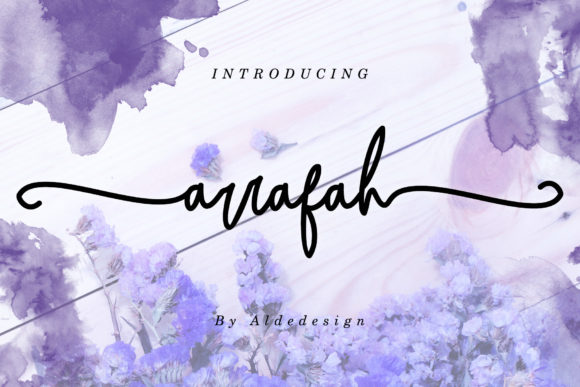 Arrafah Script: A Designer’s Go-To for Elegant Branding