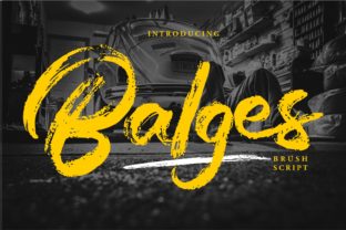 Balges: A Script Font That Elevates Editorial Design
