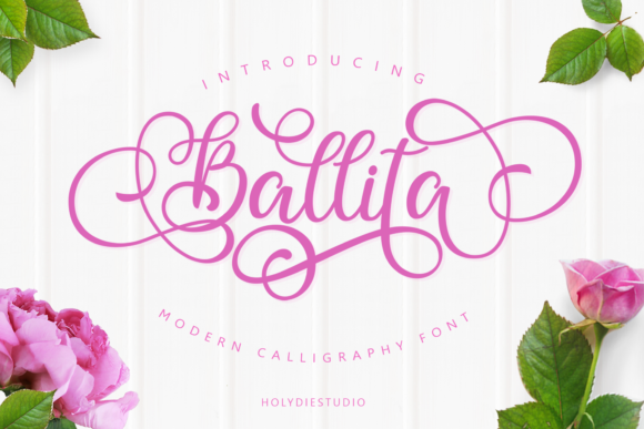 Ballita Script: A Modern Calligraphy Font for Editorial Design
