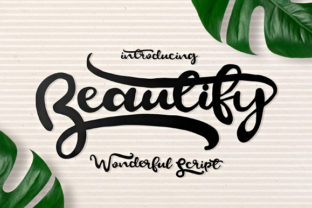 Beautify Script: A Font for Elegant Typographic Expression