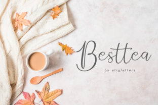 Besttea: A Script Handwritten Font That Elevates Digital Branding