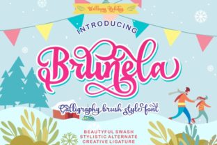 Brunela: A Playful Script Font for Creative Branding