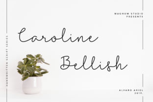 Caroline Bellish: A Modern Script Font for Editorial Design