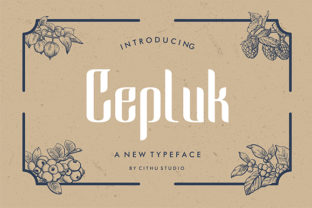 Cepluk: A Serif Font That Elevates Branding with Clean Elegance