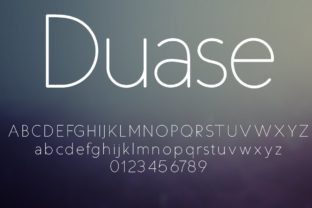 Duase: A Versatile Sans Serif Font for Modern Branding