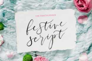 Festive: A Script Handwritten Font for Creative Crafters and Product Designers