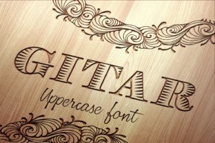 Gitar: A Decorative Font for Creative Crafters