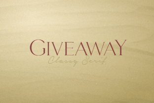 Giveaway Font: A Stylish Serif for Creative Projects