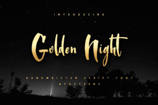 Golden Night: A Script Font for Elegant Editorial Design