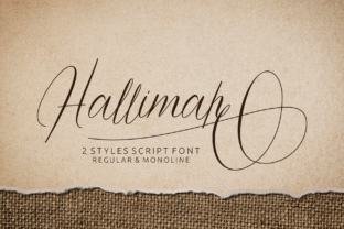 Hallimah: A Script Handwritten Font for Editorial Design and Branding