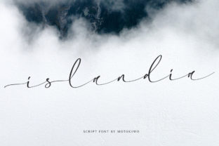 Islandia: A Calming Script Font for Branding and Design