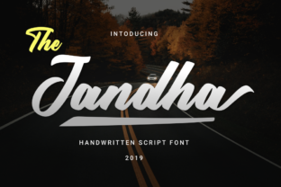 Jandha: A Script Font That Elevates Your Brand with Vintage Charm