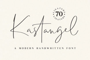 Kastangel: A Script Handwritten Font for Timeless Branding and Campaign Creativity