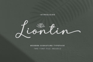 Liontin: A Script Font That Elevates Editorial Design