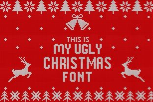 My Ugly Christmas: A Decorative Font for Editorial Design