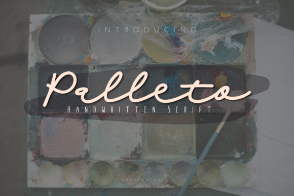 Palleto: A Script Font for Editorial Design and Branding