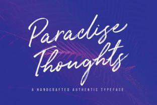 Paradise Thoughts: A Script Font for Creative Campaigns