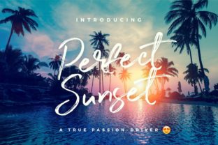 Perfect Sunset: The Script Font That Elevates Your Brand