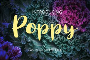 Poppy: A Sweet Script Font for Creative Projects