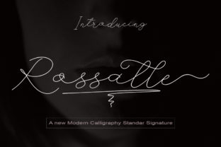 Rossalle: A Script Handwritten Font for Modern Web Design