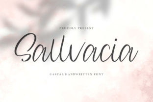 Sallvacia: The Script Font That Elevates Every Craft Project
