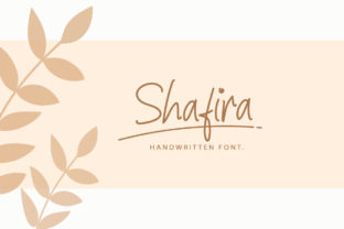 Shafira: The Perfect Script Handwritten Font for Modern Designers