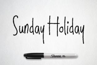 Sunday Holiday: A Script Font for Editorial Design and Branding
