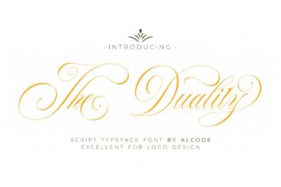 The Duality: A Script Font That Elevates Branding and Design