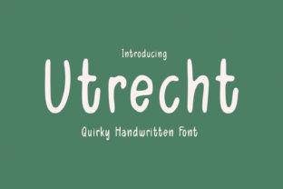 Utrecht: The Quirky Handwritten Font for Standout Digital Design