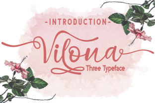 Vilona: A Script Font for Elegant Editorial Design