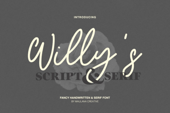 Willy s: A Script Font for Timeless Editorial Design