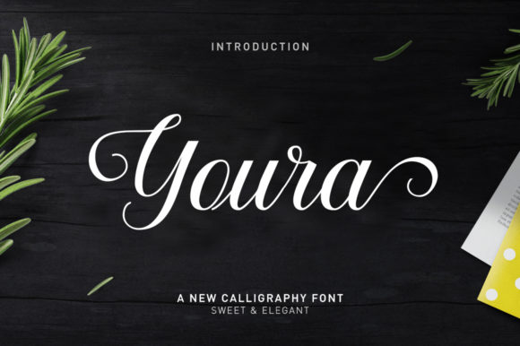Youra: A Script Handwritten Font for Elegant Editorial Design